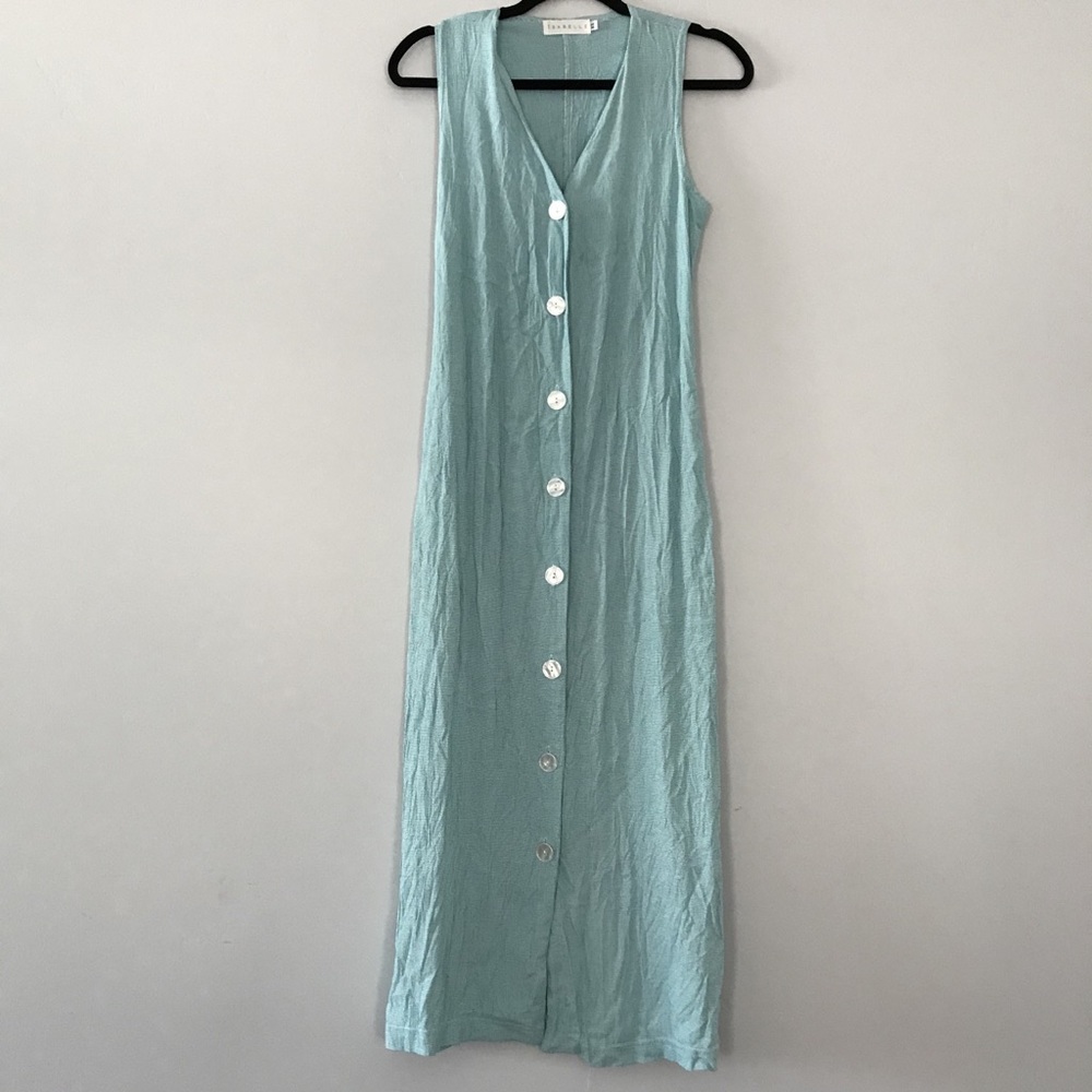 Isabelle Sky Blue button down dress